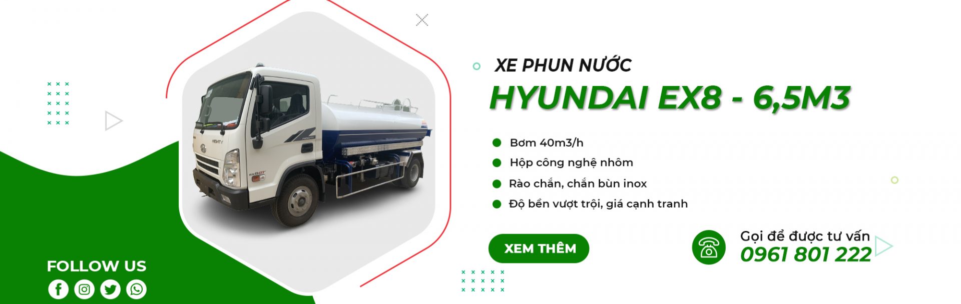Xe phun nước Hyundai EX8